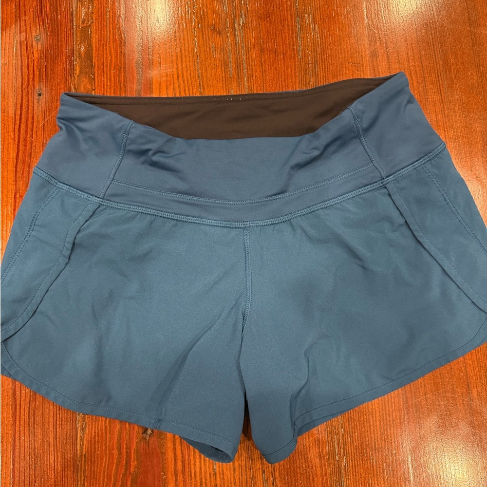 Lululemon Athletica Blue Athletic Shorts